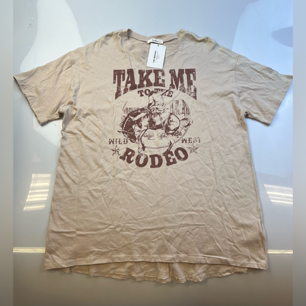 Tres Bien Take Me To Rodeo Tee for Women R147-29